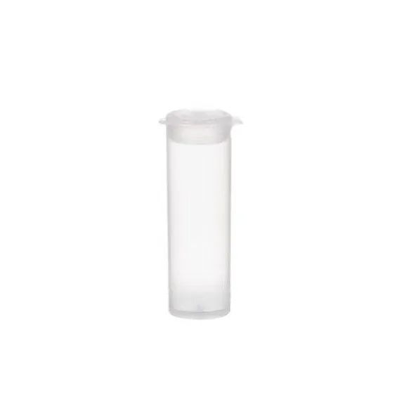 10ml Tablet Vials Plastic Hinged Snap 10pack