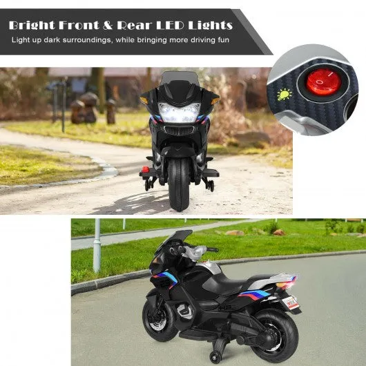 12V Kids Ride On Motorcycle Electric Motor Bike-Black