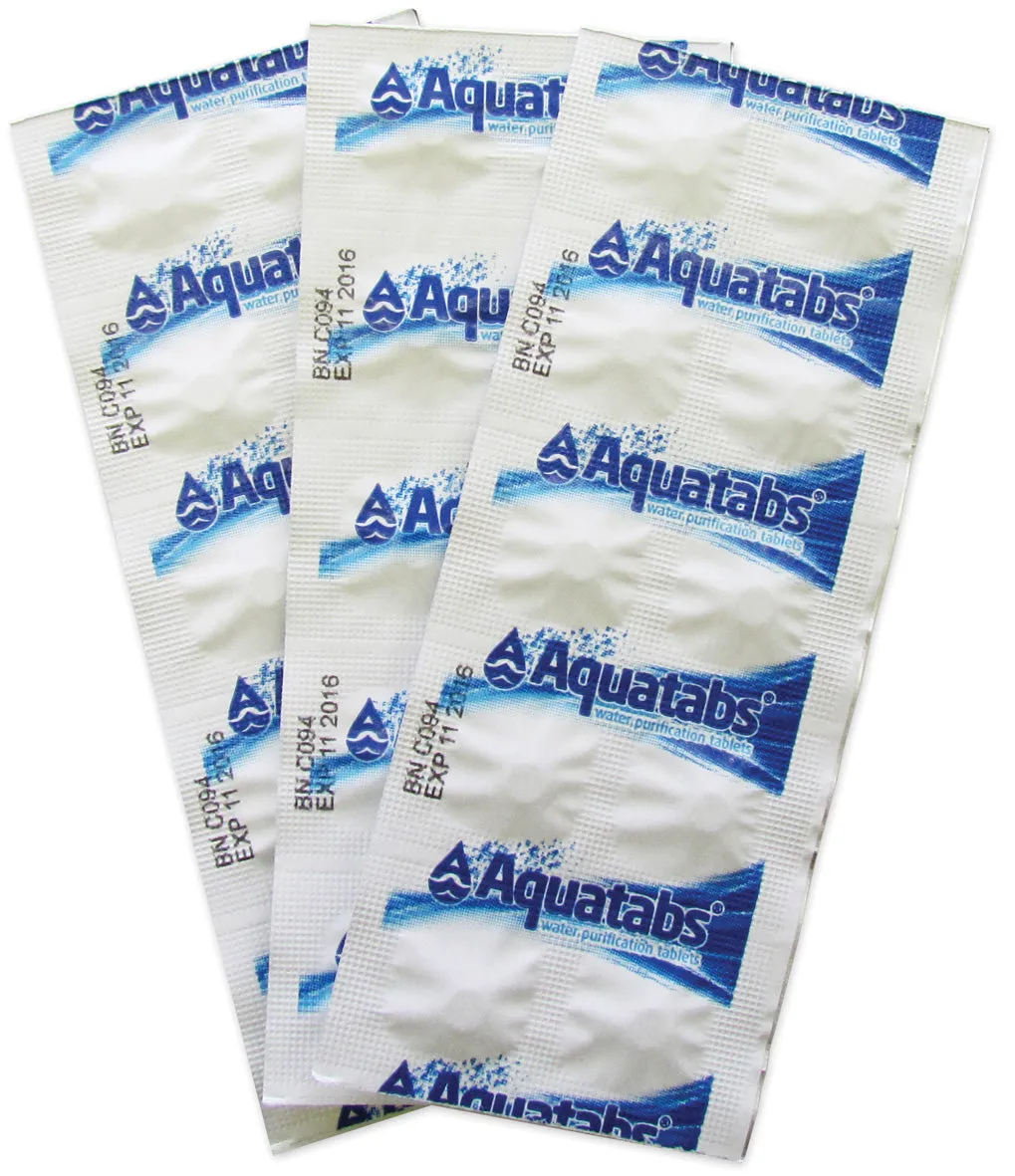 AquaTabs Water Purification Tablets 50 x 1 Litre