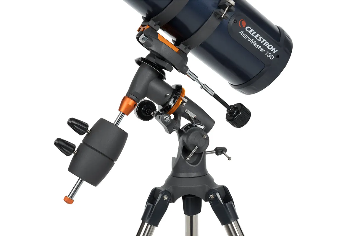 AstroMaster 130EQ Telescope with Phone Adapter & T-Adapter/Barlow Lens