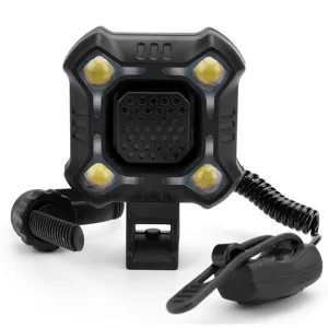 Azur Light - Quad Front Usb Rechareable - Multi Colour With Remote & Siren