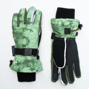 Boy's Camo Tie Dye Gloves