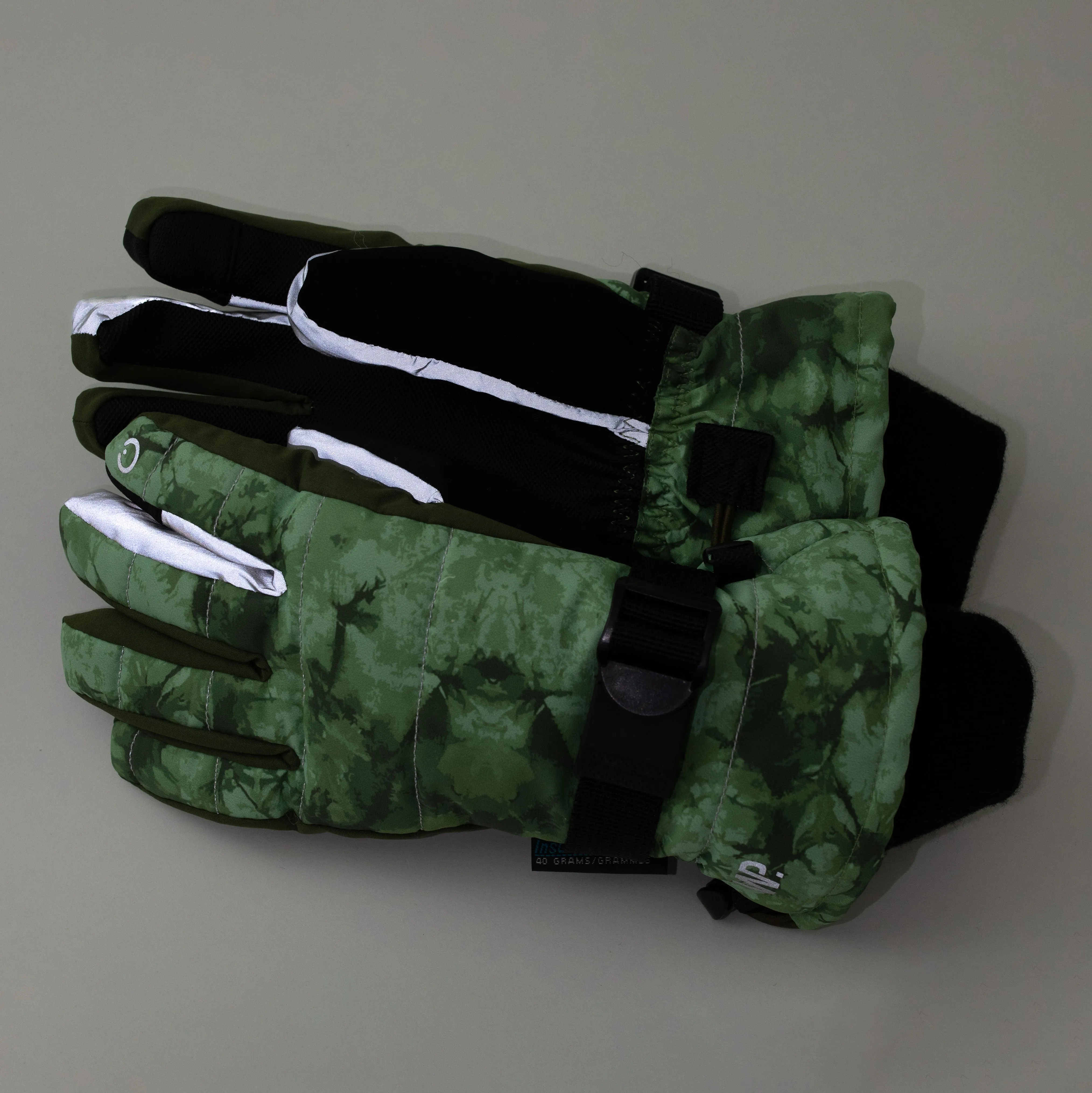 Boy's Camo Tie Dye Gloves