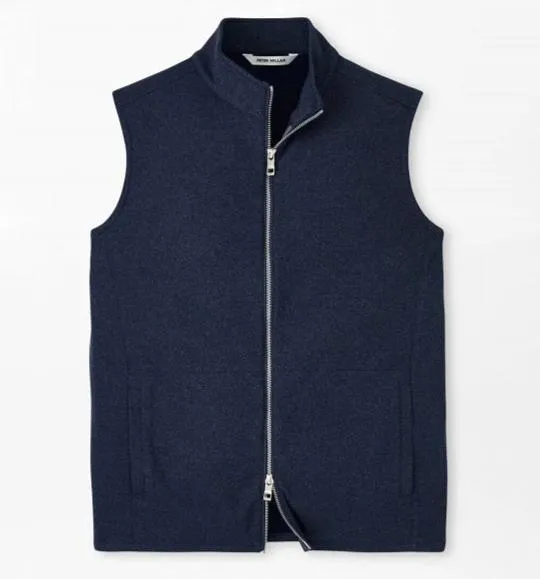 Crown Sweater Fleece Vest in Navy by Peter Millar