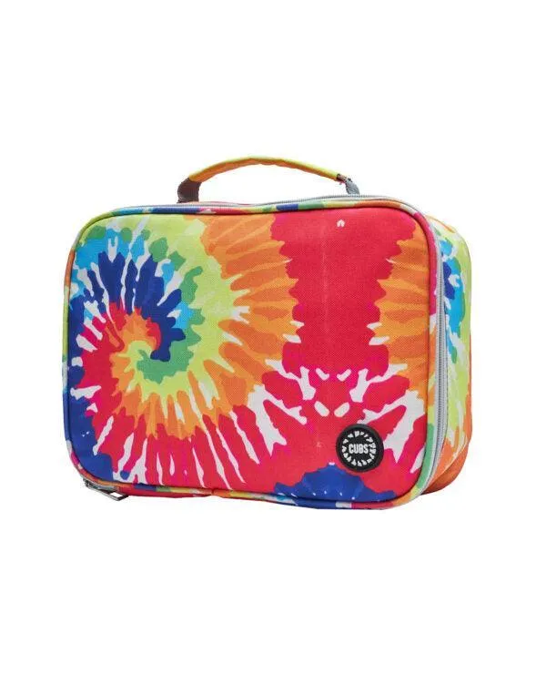 CUBS CLASSIC TIE DYE BIG AND BASIC LUNCH BAG