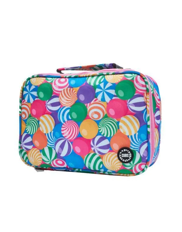 CUBS COLORFUL BALLS BIG AND BASIC LUNCH BAG