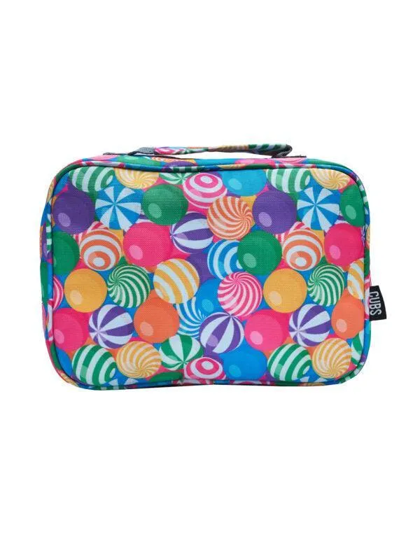 CUBS COLORFUL BALLS BIG AND BASIC LUNCH BAG