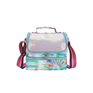 Cubs Pink and Purple Tie Dye High School Lunch Bag