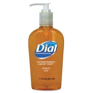 Dial® Professional Gold Antimicrobial Hand Soap (7.5 oz. Pump Bottles) - Case of 12