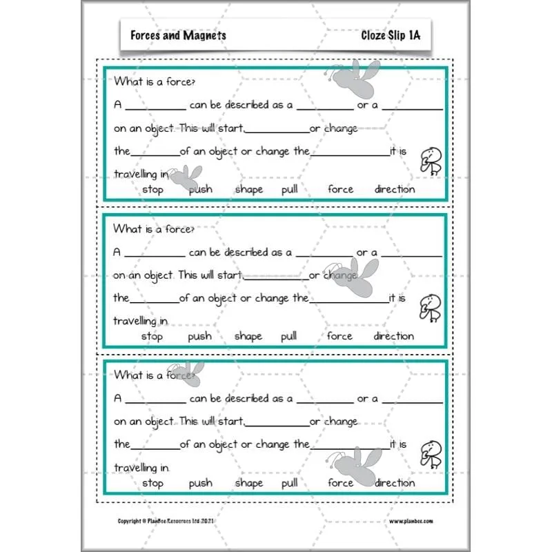 Forces and Magnets