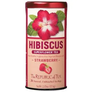 Hibiscus Strawberry Tea Bags