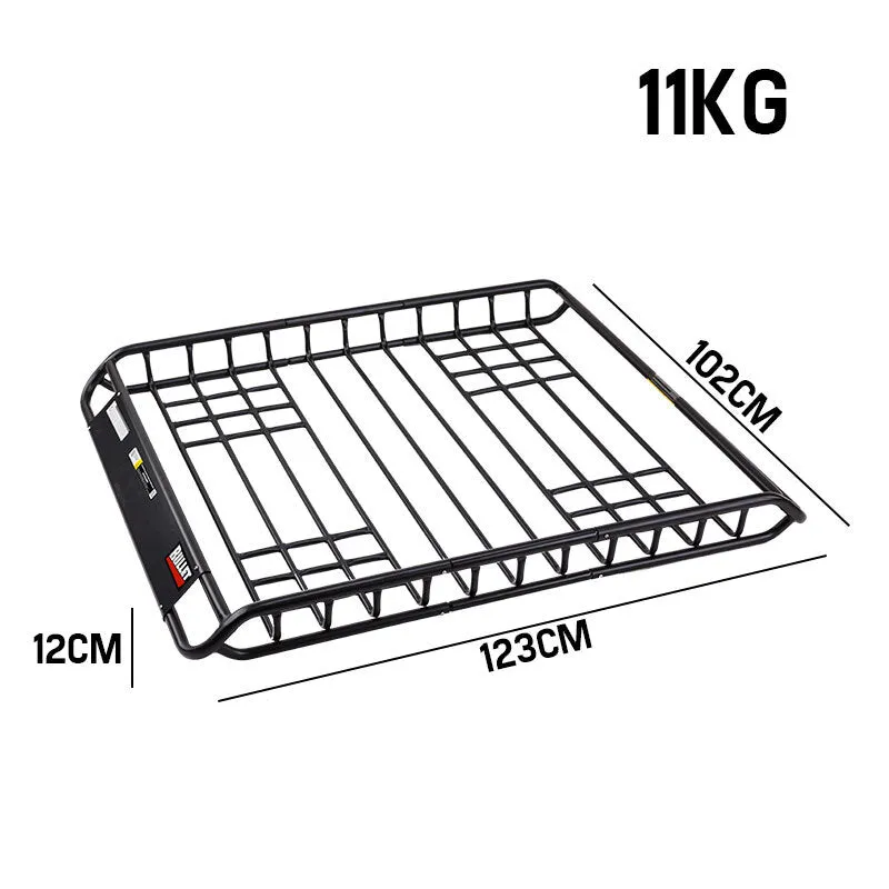 High-Quality Steel Roof Rack Basket with Wind Deflector - Bullet