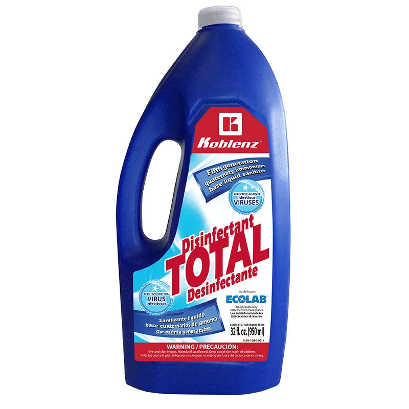 Koblenz® Disinfectant Total (32 oz. Bottles) - Case of 12