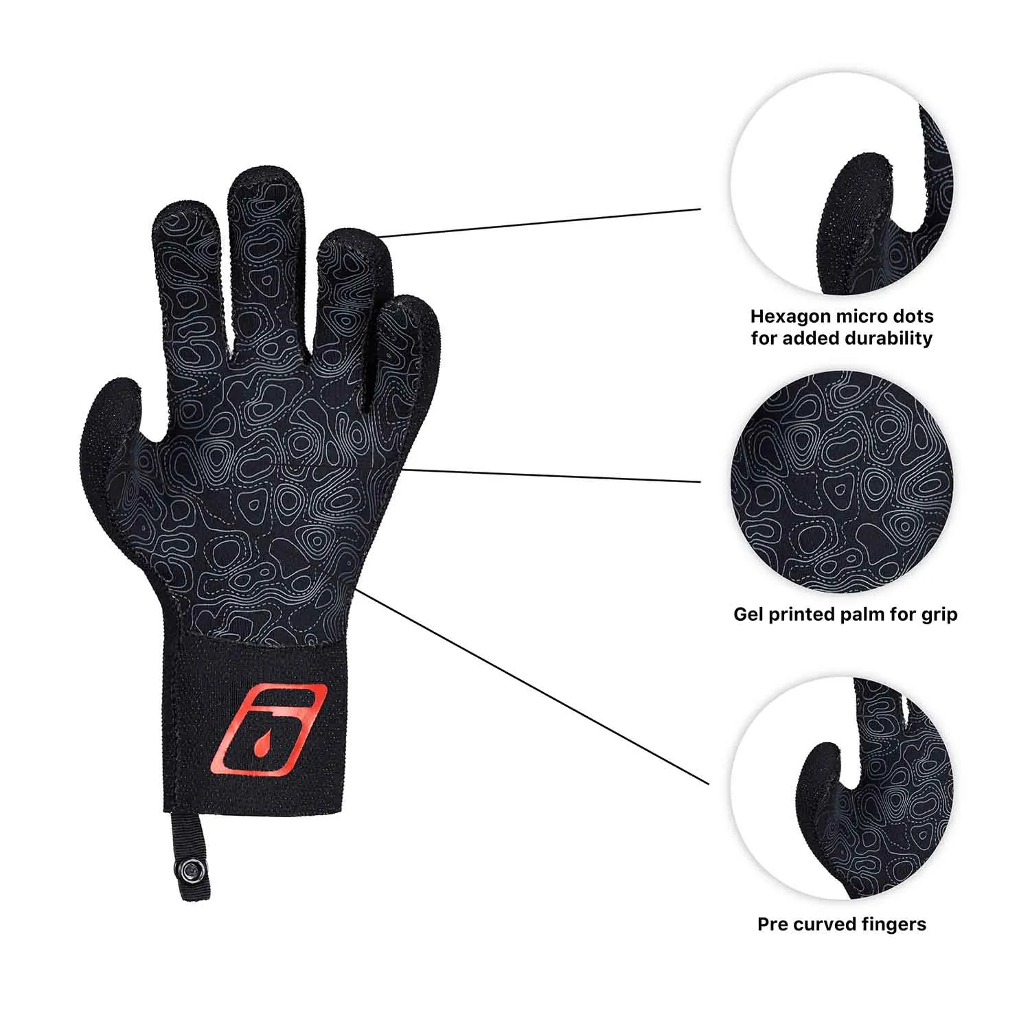 Level Six Proton 2 mm Neoprene Paddling Gloves