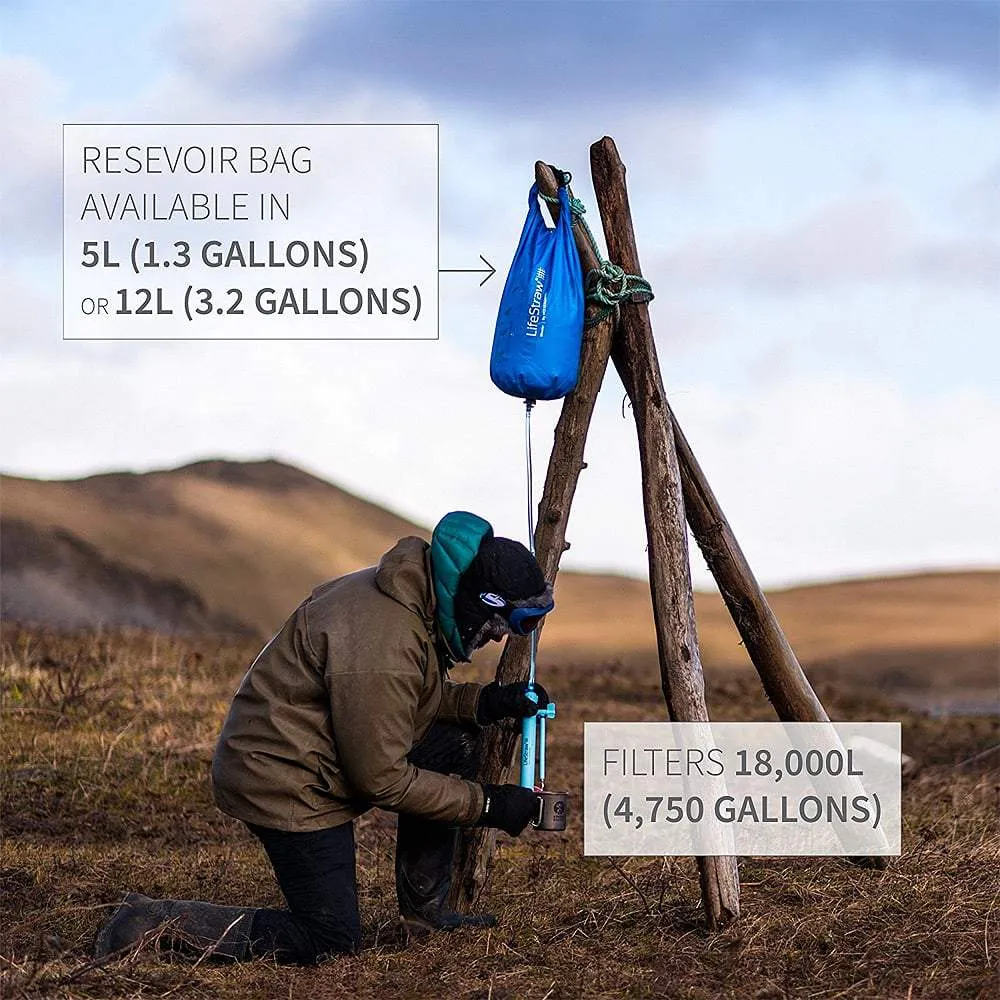 LifeStraw Mission Water Purification System - High-Volume Gravity-Fed Purifier