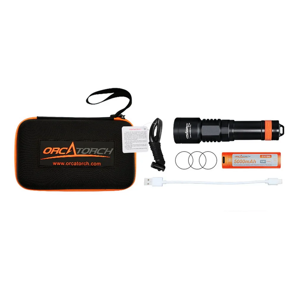 Orcatorch D700 Scuba Dive Light