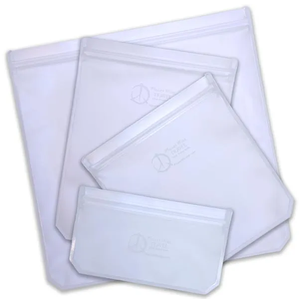 Planet Wise Leak-Proof Clear Bag (pack of 3)