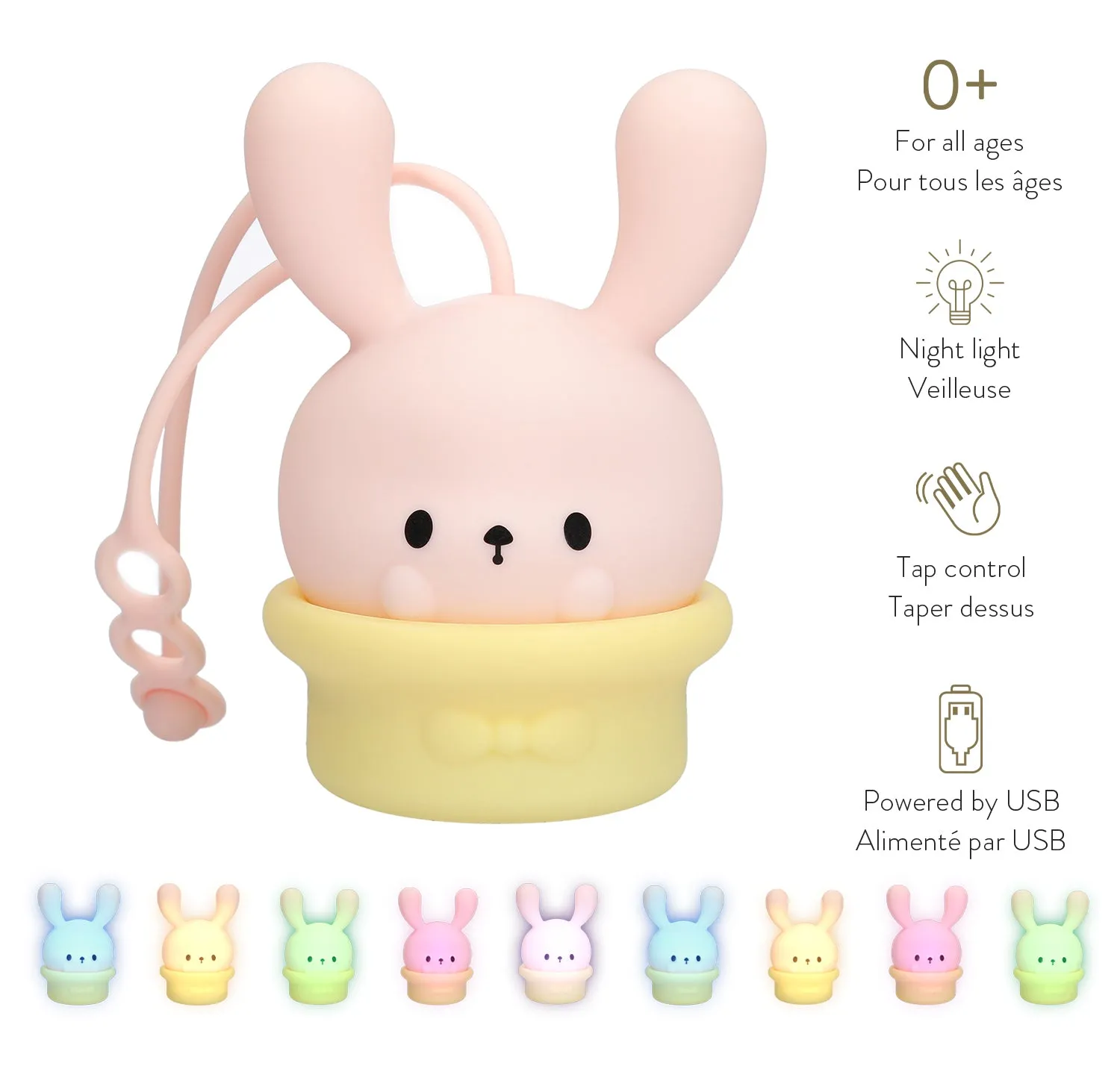 Portable Night Light- Magic Bunny Blush