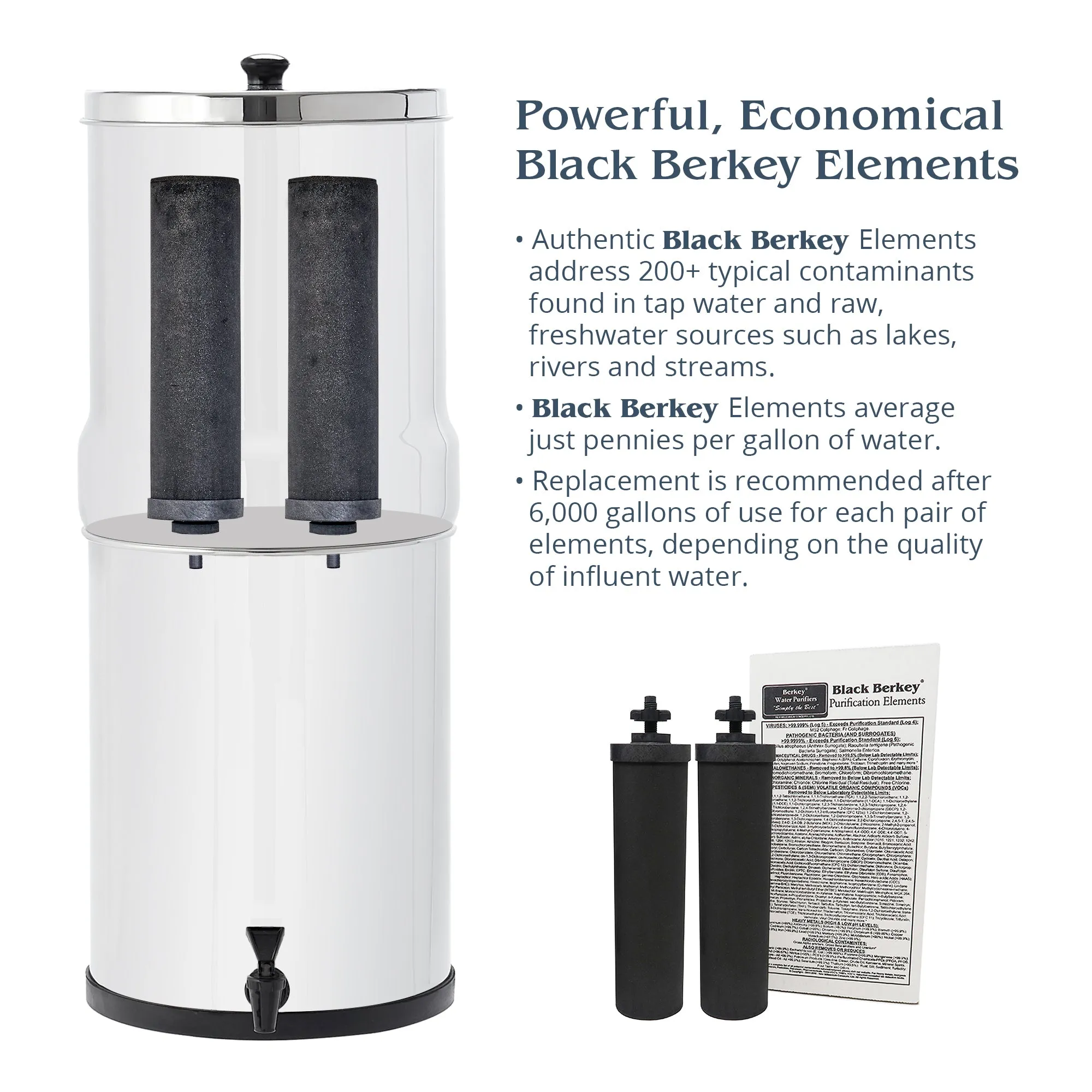 Royal Berkey - 12 Liters system.