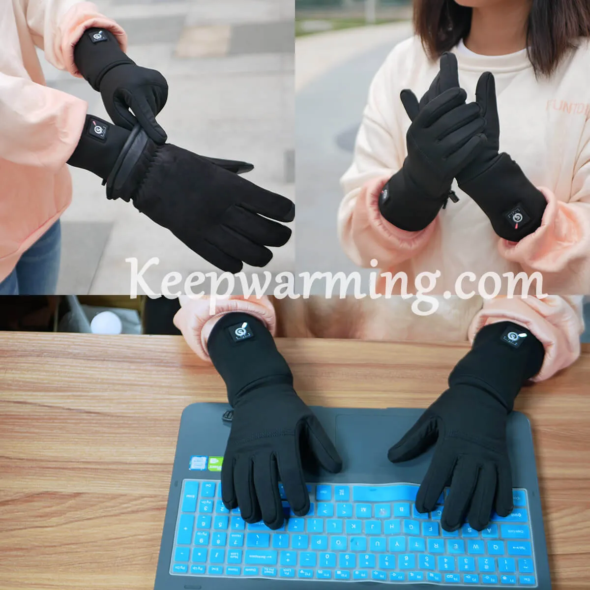 Savior Thin Hand Warmer Heated Gloves | 7.4V Rechargeable Battery Powered Gloves Liner