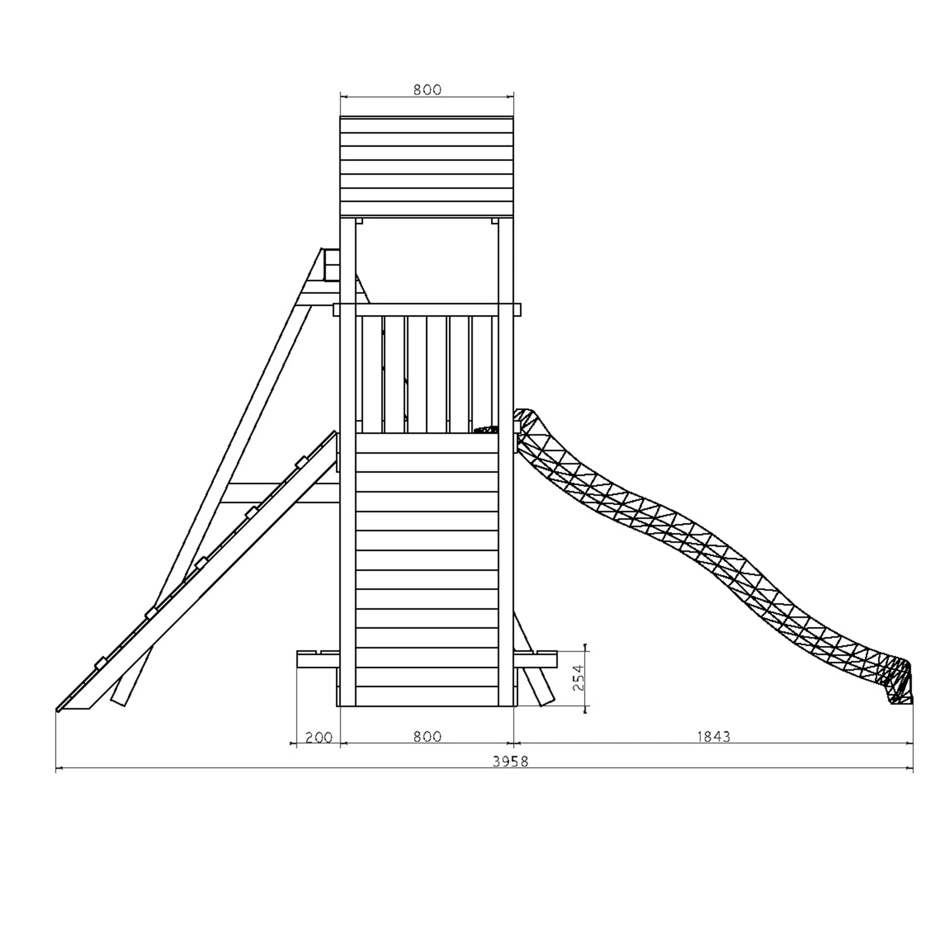 Summit Seeker Scramble (Floppi) Climbing Frame with Swing and Slide - SPECIAL OFFER - 10% OFF