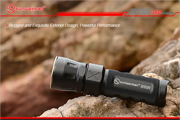 Sunwayman S10R 360 Lumen Rugged EDC Flashlight