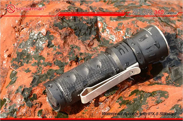 Sunwayman S10R 360 Lumen Rugged EDC Flashlight