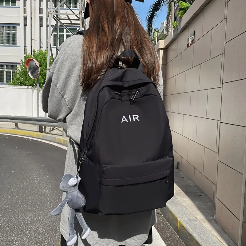 Trendy Shoulder Backpack for Students with Laptop Compartment