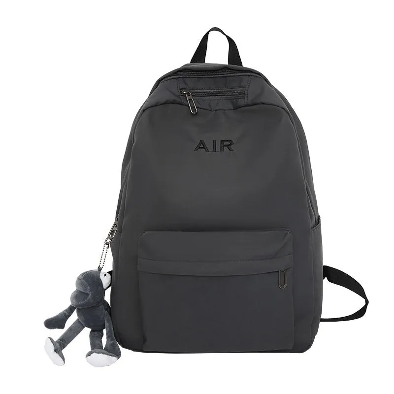 Trendy Shoulder Backpack for Students with Laptop Compartment