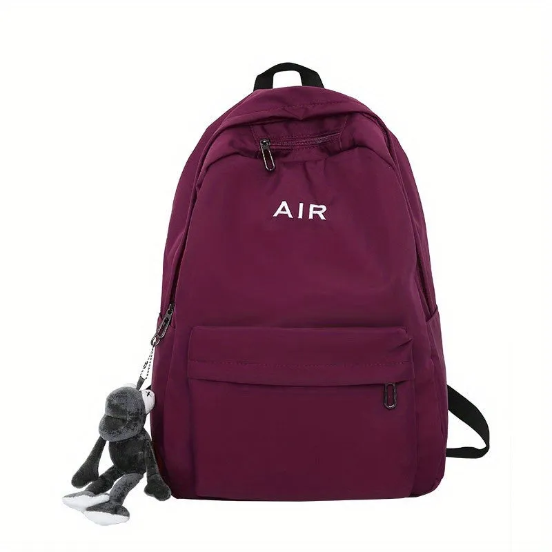 Trendy Shoulder Backpack for Students with Laptop Compartment