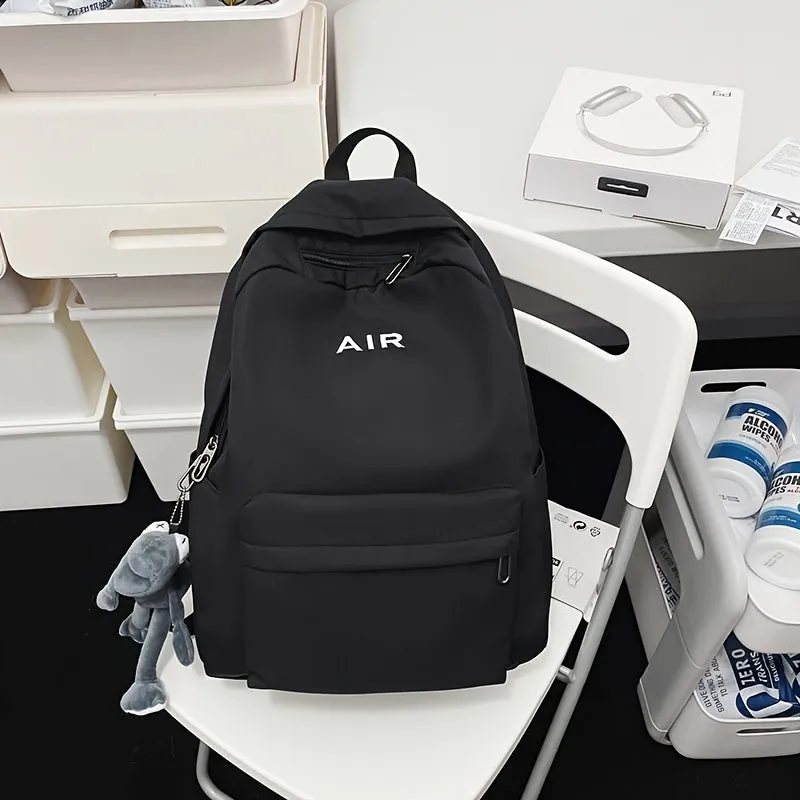 Trendy Shoulder Backpack for Students with Laptop Compartment