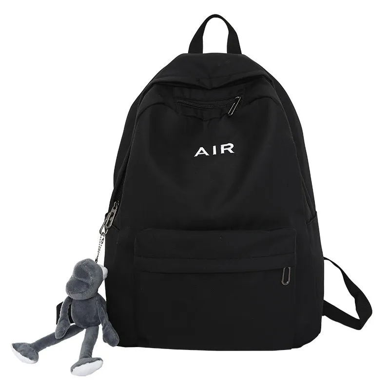 Trendy Shoulder Backpack for Students with Laptop Compartment