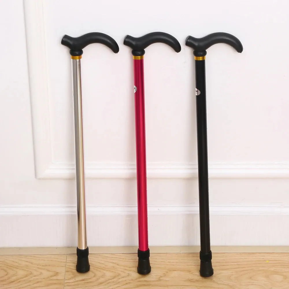 Walking Cane Elder Cane Stickmen Collapsible Telescopic Folding Cane Elder Cane Walking Trusty Sticks  Mothers Elder Fathers