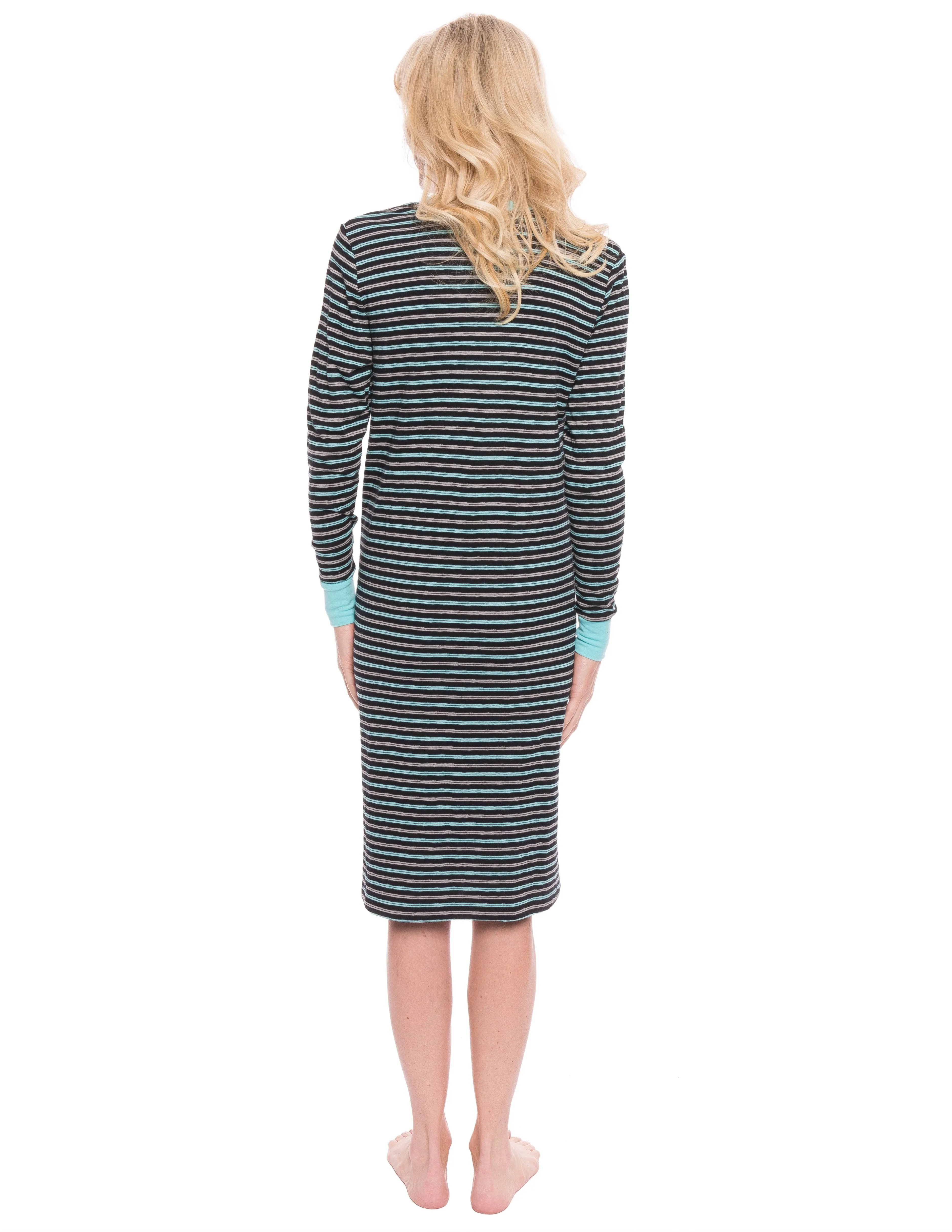 Women's Double Layer Knit Jersey Sleep Dress